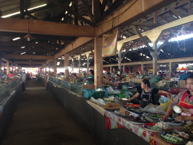The day market in Luang Namtha