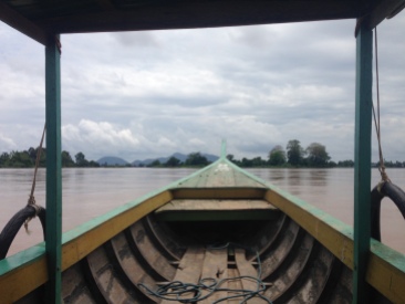 Boat over the Mekong